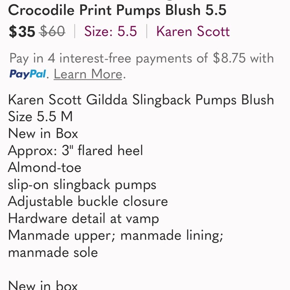 Karen Scott Gildda shoes size 9.5 NIB - Picture 9 of 9